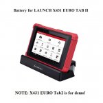 Battery Replacement for LAUNCH X431 EURO TAB II Tab2 Scan Tool